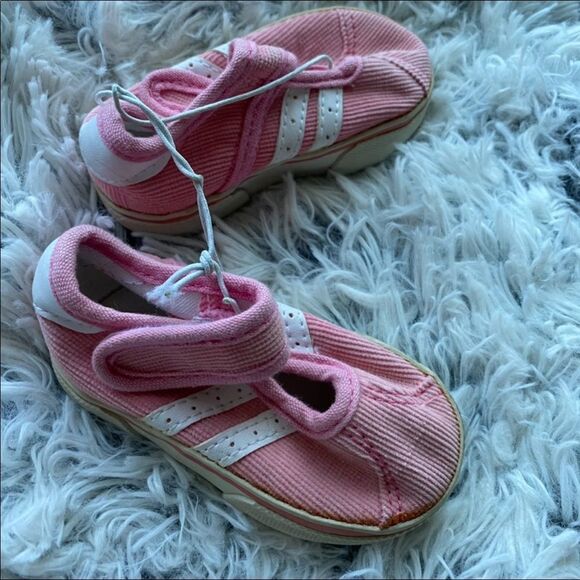 Koala Kids Girl Canvas Slip On Shoes with Velcro - Picture 3 of 11